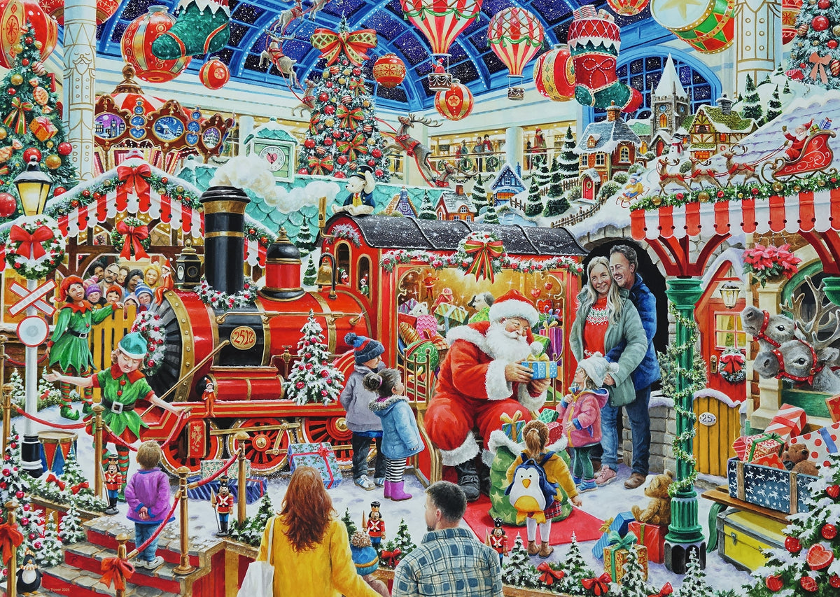 Christmas: #29 Santa's Steam Train Grotto 1000pc [Ravensburger Puzzle]