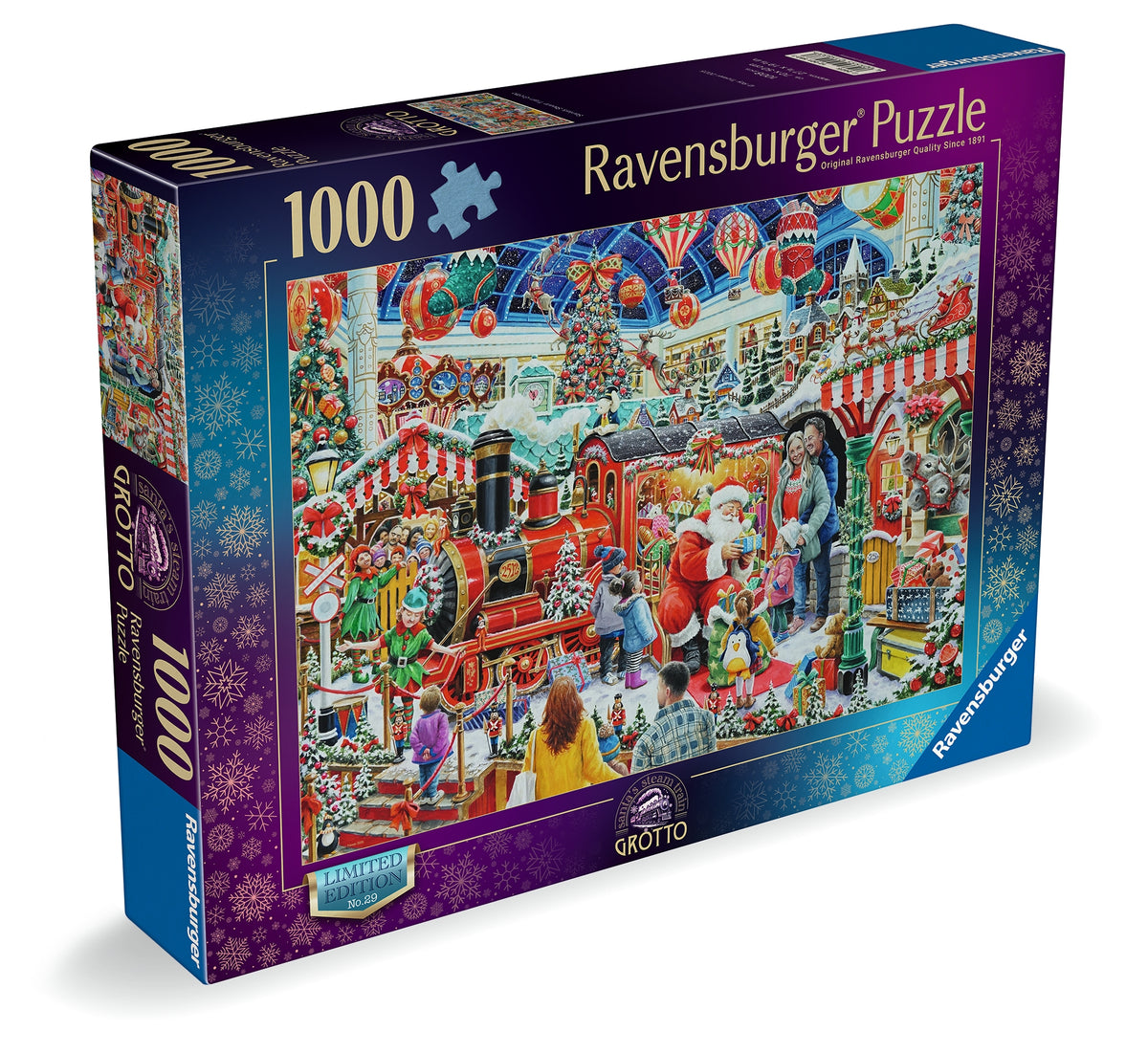Christmas: #29 Santa's Steam Train Grotto 1000pc [Ravensburger Puzzle]