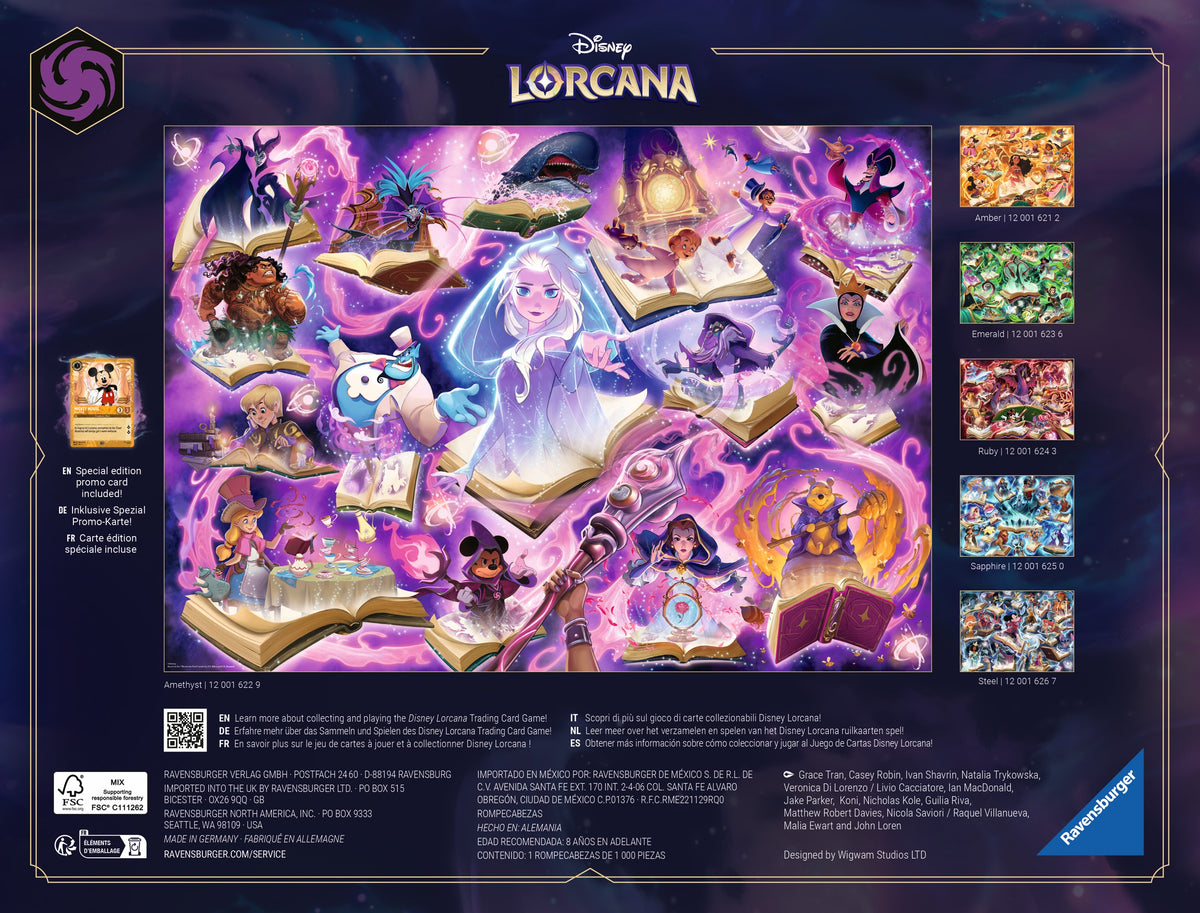 Disney Lorcana: Amethyst 1000pc [Ravensburger Puzzle]