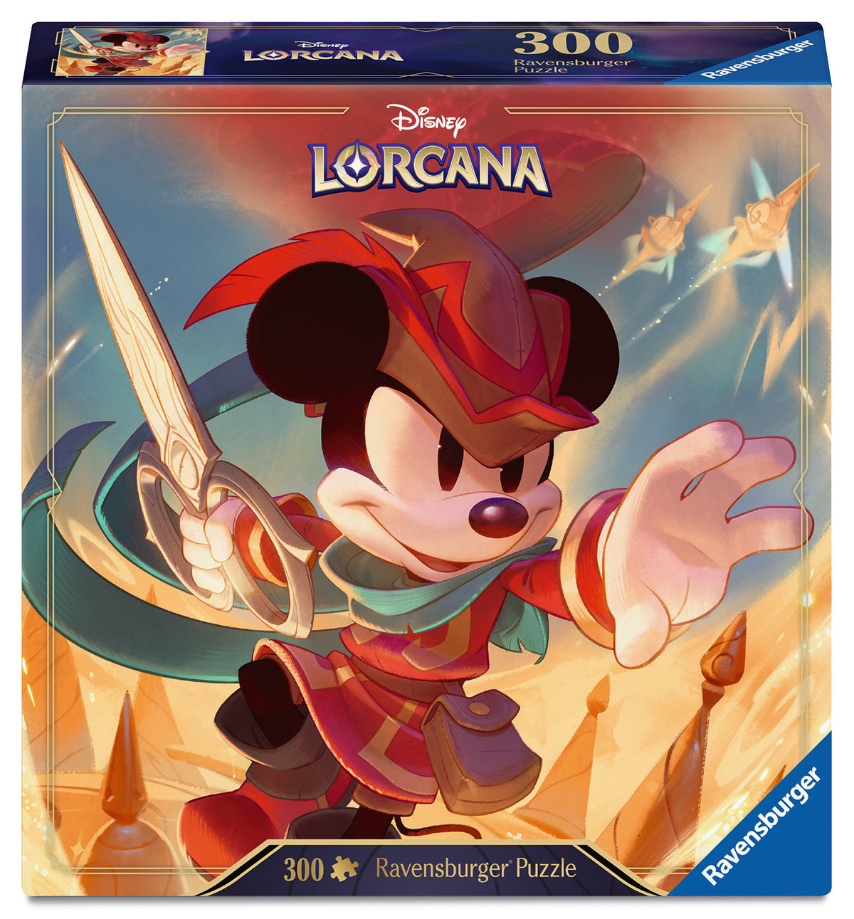 Disney Lorcana: Mickey Mouse, Brave Little Tailor 300pc [Ravensburger Puzzle]