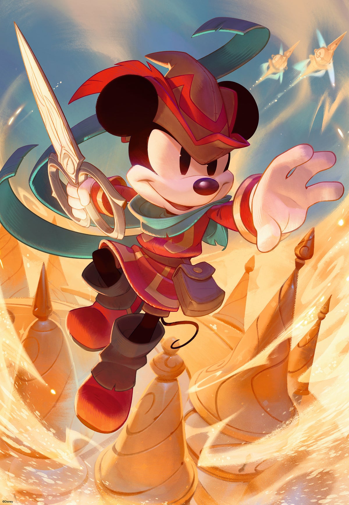 Disney Lorcana: Mickey Mouse, Brave Little Tailor 300pc [Ravensburger Puzzle]
