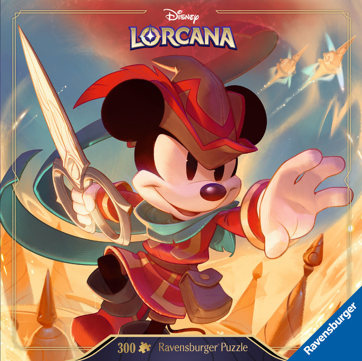Disney Lorcana: Mickey Mouse, Brave Little Tailor 300pc [Ravensburger Puzzle]
