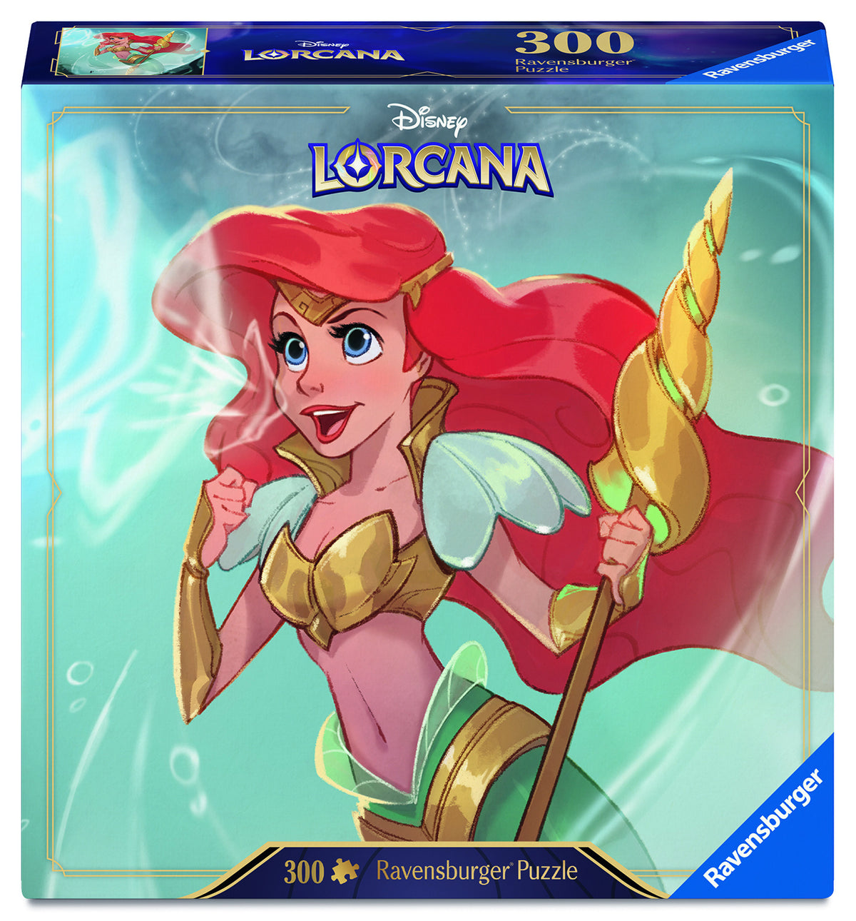 Disney Lorcana: Ariel, Sonic Warror 300pc [Ravensburger Puzzle]