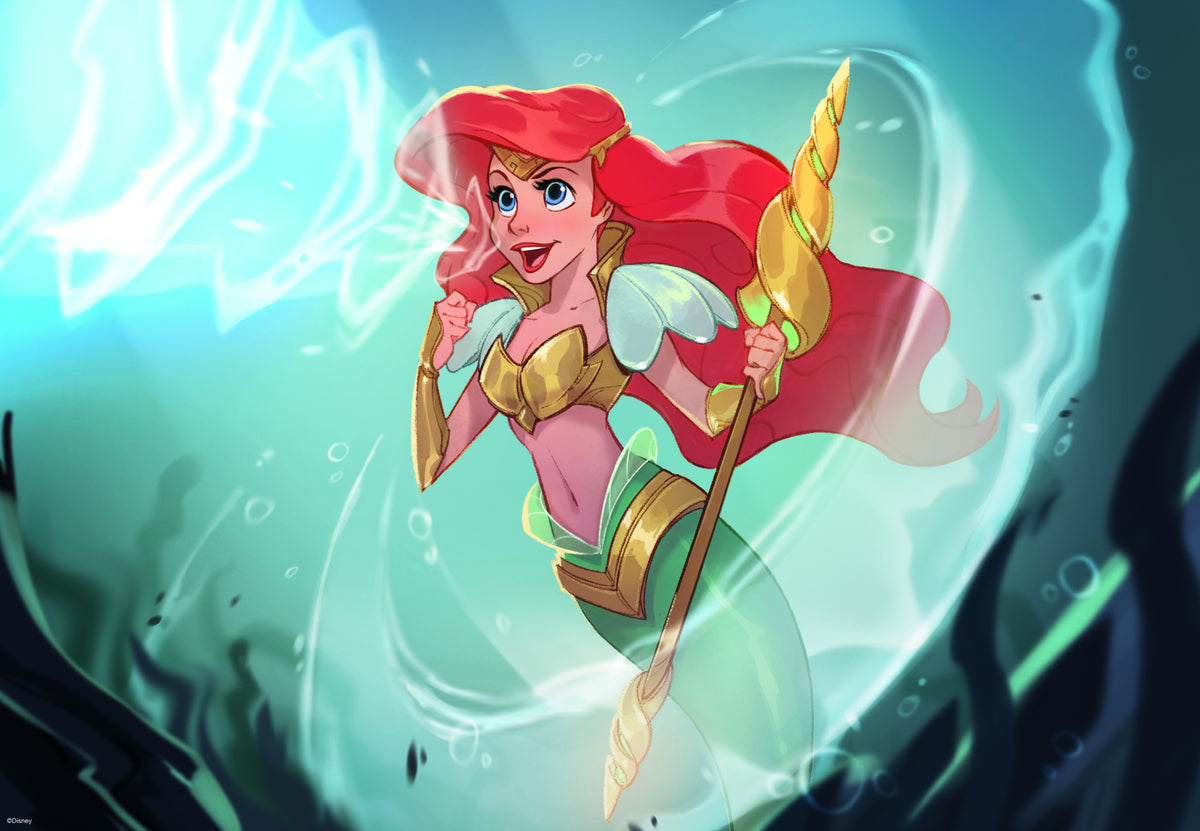 Disney Lorcana: Ariel, Sonic Warror 300pc [Ravensburger Puzzle]