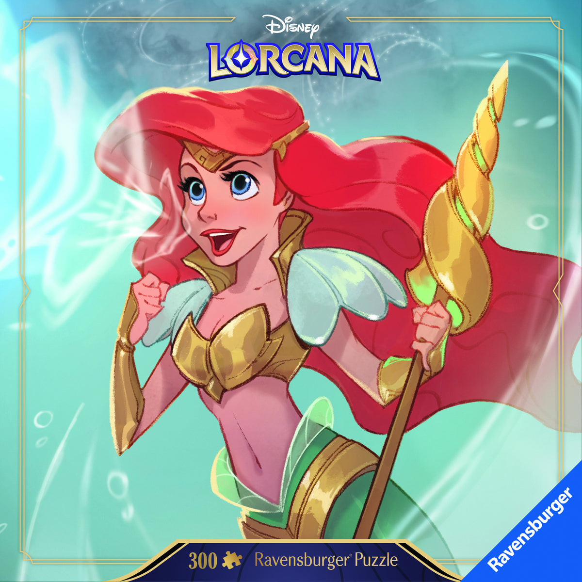 Disney Lorcana: Ariel, Sonic Warror 300pc [Ravensburger Puzzle]