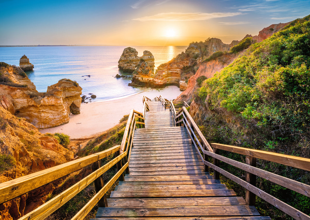 Beautiful Walkways: Stairway to Camilo Beach, Algarve 1000pc [Ravensburger Puzzle]