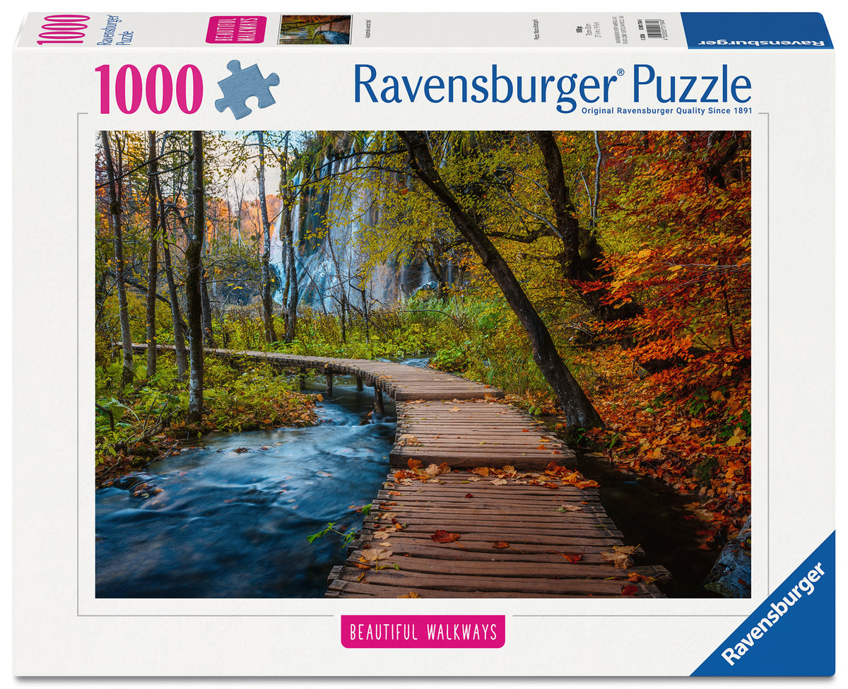 Beautiful Walkways: Autumnal Forest Path 1000pc [Ravensburger Puzzle]