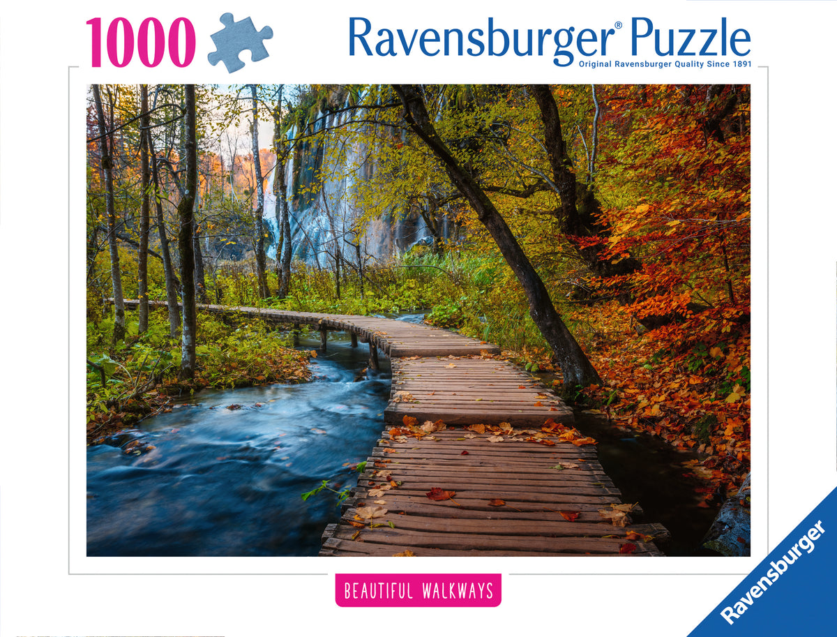 Beautiful Walkways: Autumnal Forest Path 1000pc [Ravensburger Puzzle]