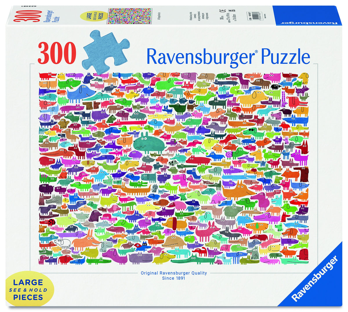 387 Dogs & One Cat 300pcLF [Ravensburger Puzzle]