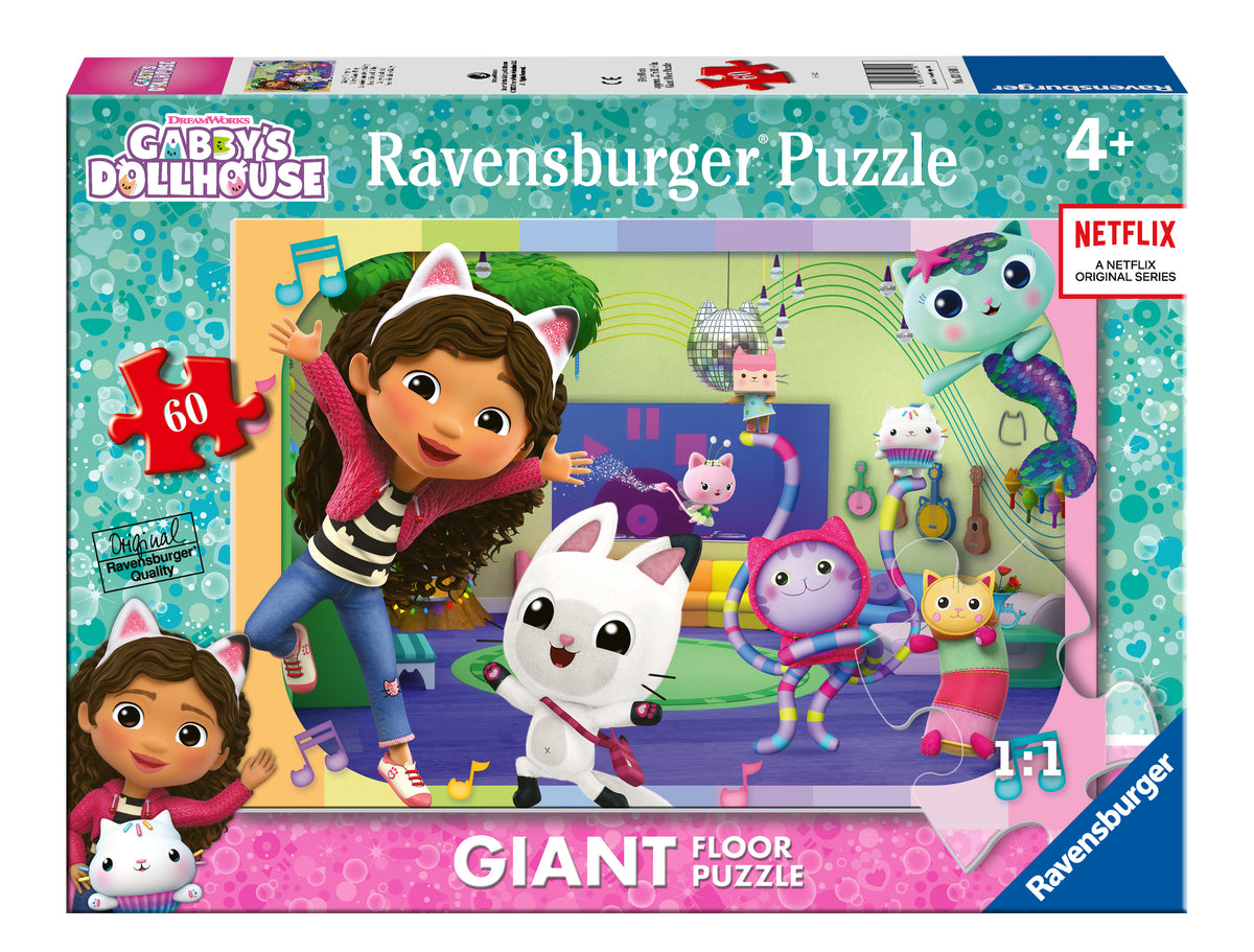 Gabby's Dollhouse: Giant Floor Puzzle 60pc [Ravensburger Puzzle]