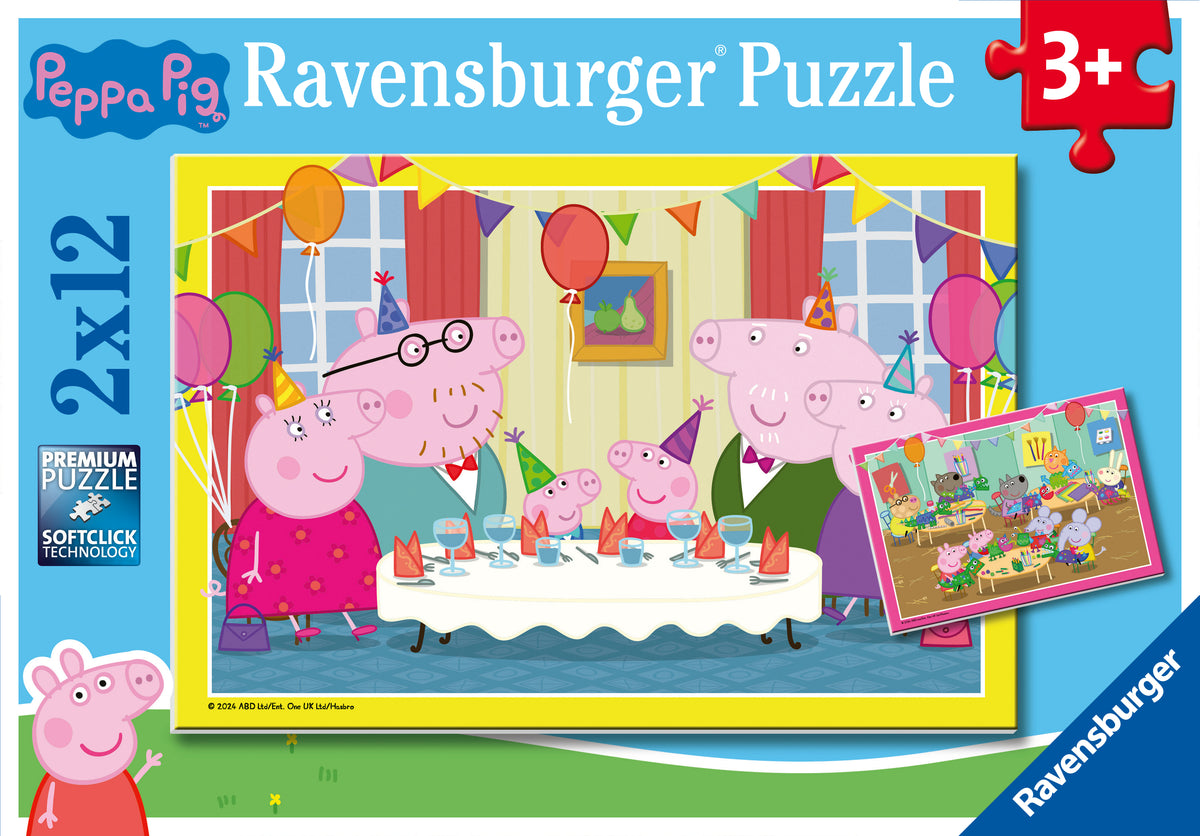 Peppa Pig: TBC 2x12pc [Ravensburger Puzzle]