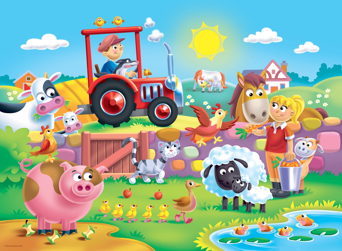 My First Floor Puzzle: Fun on the Farm 16pc [Ravensburger Puzzle]
