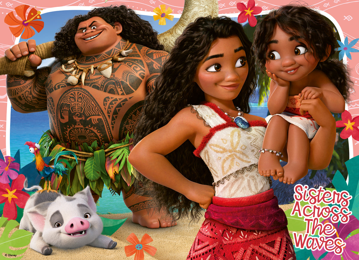 Disney Moana 2: Bumper Pack 4x100pc [Ravensburger Puzzle]