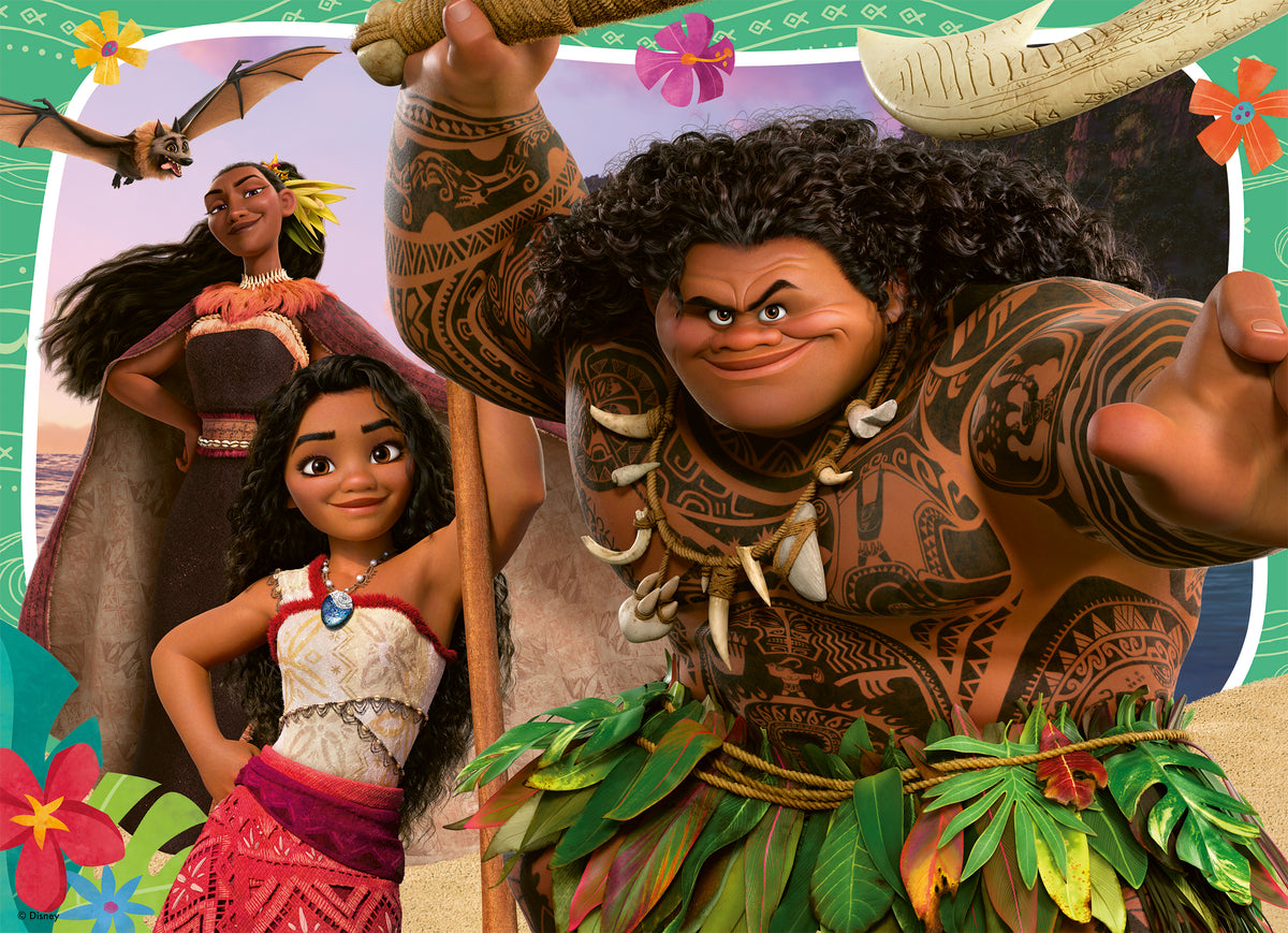 Disney Moana 2: Bumper Pack 4x100pc [Ravensburger Puzzle]