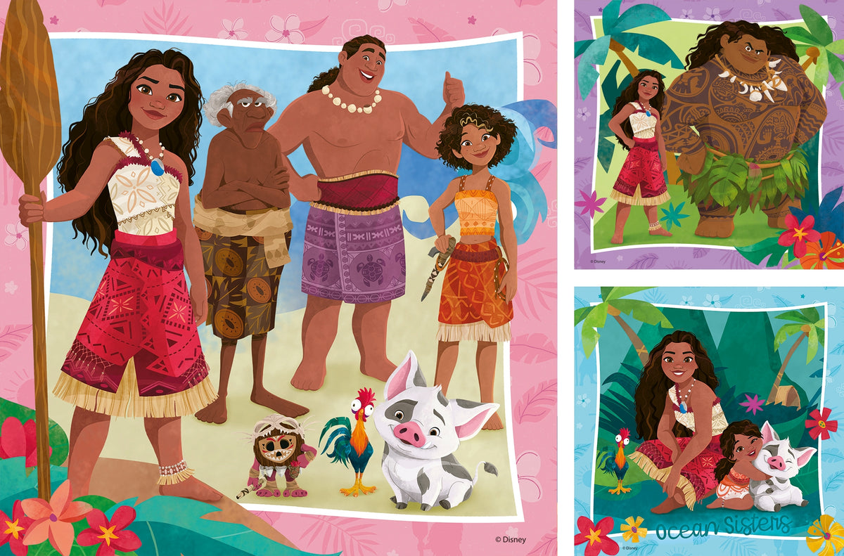 Disney Moana 2: Off to new adventures 3x49pc [Ravensburger Puzzle]