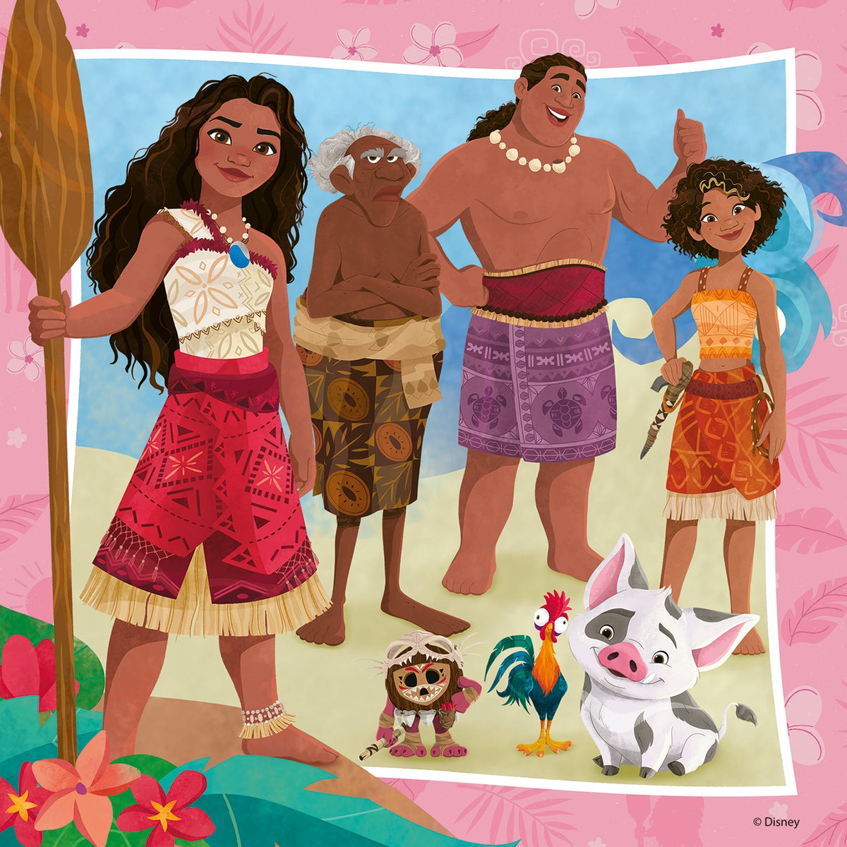 Disney Moana 2: Off to new adventures 3x49pc [Ravensburger Puzzle]