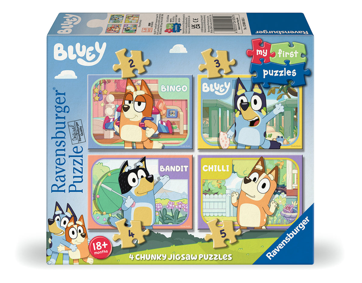 Bluey: My first 4-in-a-Box 2/3/4/5c [Ravensburger Puzzle]
