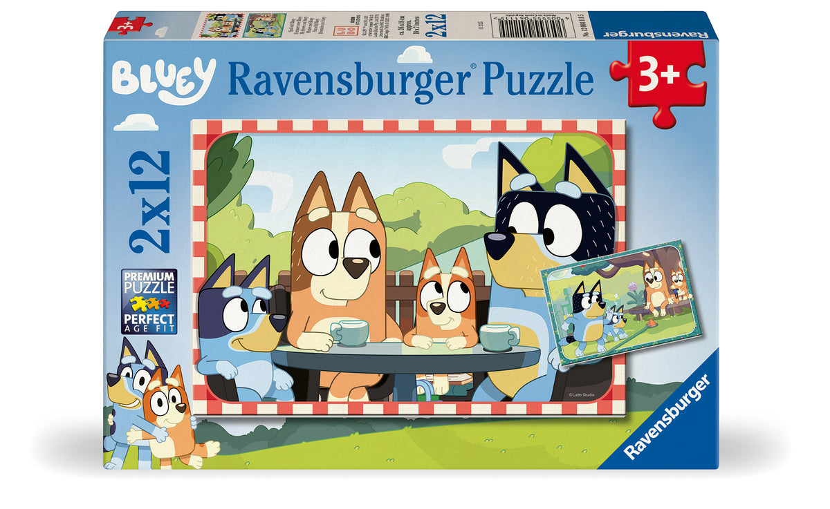 Bluey: 2x12pc [Ravensburger Puzzle]