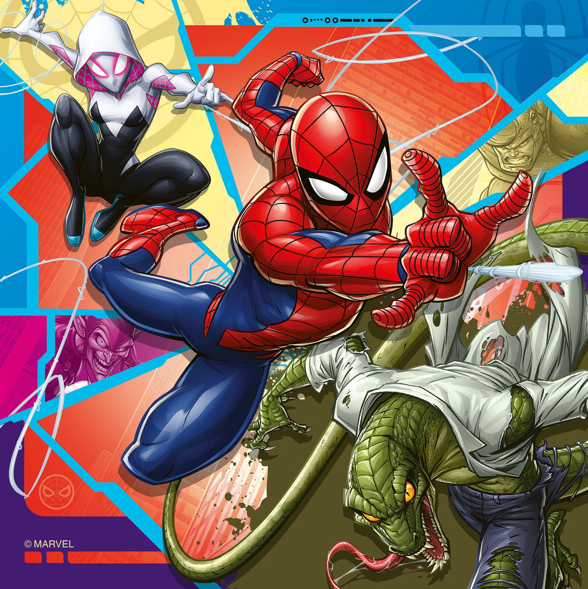 Marvel Spider-Man: It's Web-Slinging Time! 3x49pc [Ravensburger Puzzle]