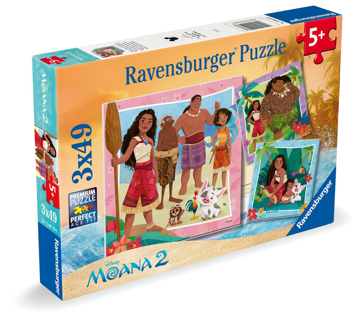 Disney Moana 2: TBC 3x49pc [Ravensburger Puzzle]