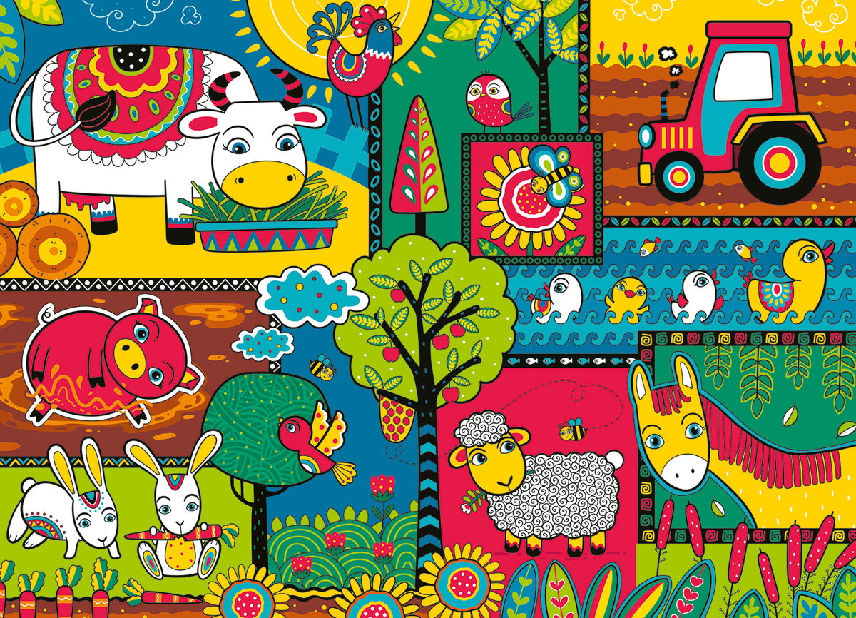 A Day at the Farm 60pc [Ravensburger Puzzle]