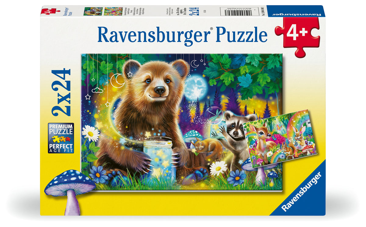 Lovable Woodland Friends 2x24pc [Ravensburger Puzzle]