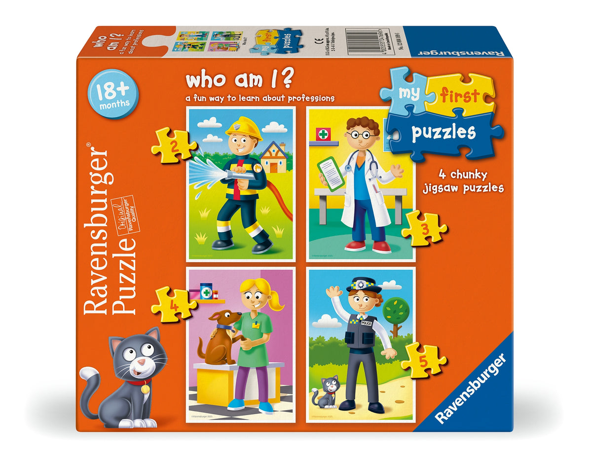 My First Puzzles: Who Am I? 2/3/4/5pc [Ravensburger Puzzle]