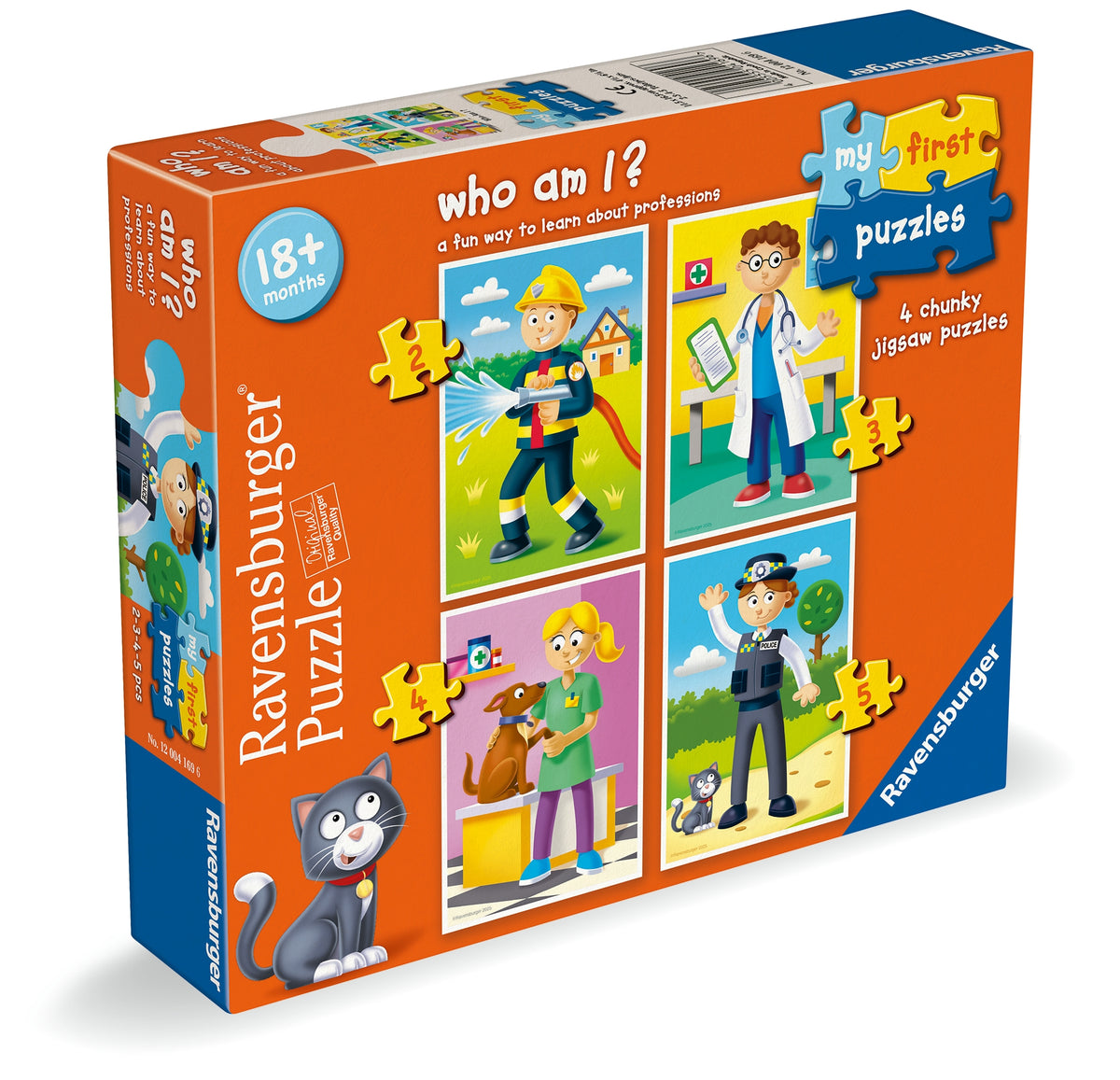 My First Puzzles: Who Am I? 2/3/4/5pc [Ravensburger Puzzle]