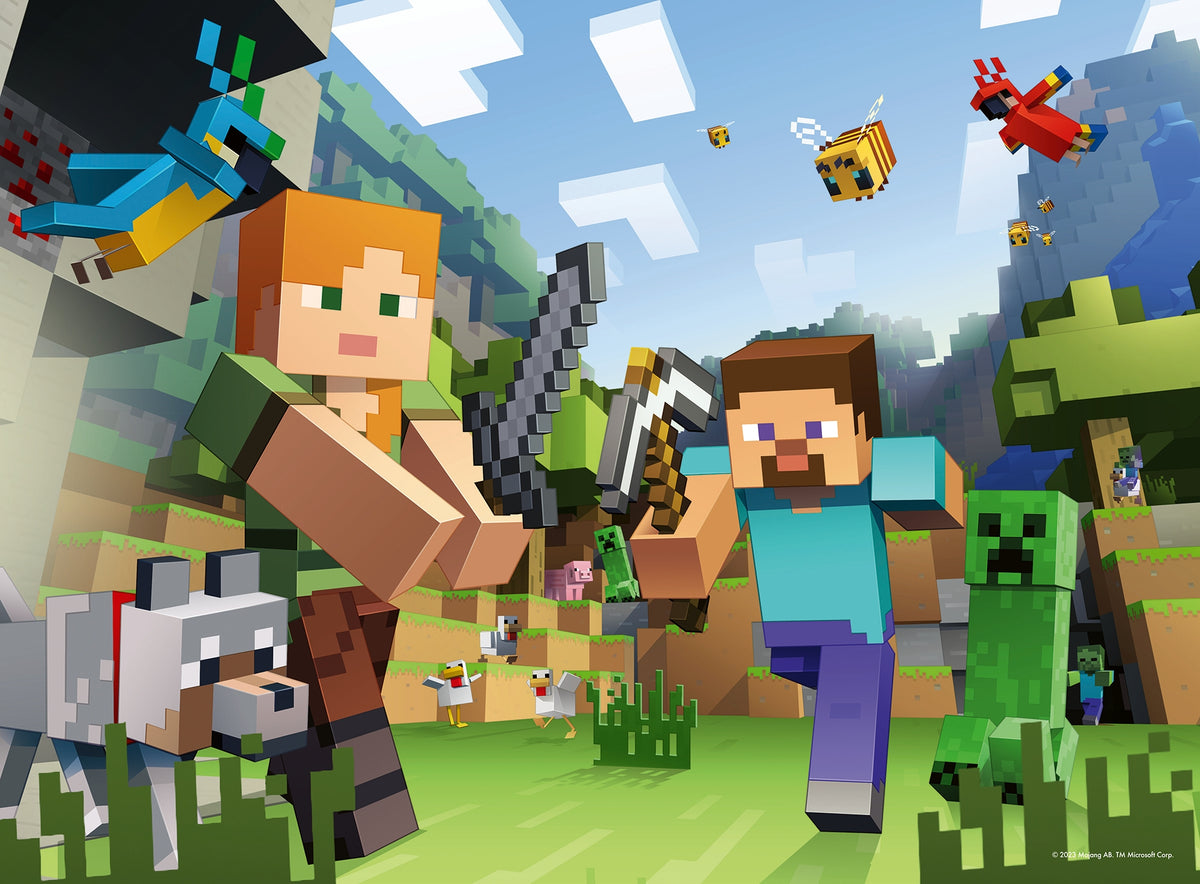 Minecraft: Steve and Alex 100pc [Ravensburger Puzzle]
