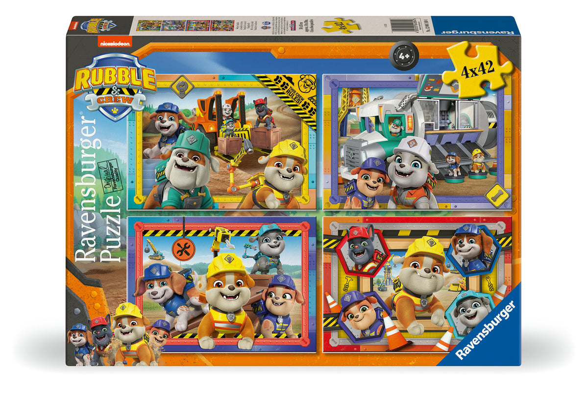 Rubble & Crew: We're a Pup Family 4x42pc Bumper Pack [Ravensburger Puzzle]