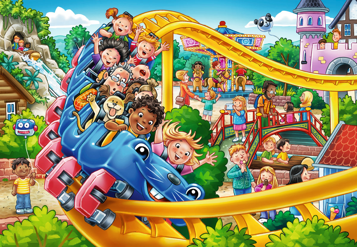 Amusement Park 2x24pc [Ravensburger Puzzle]
