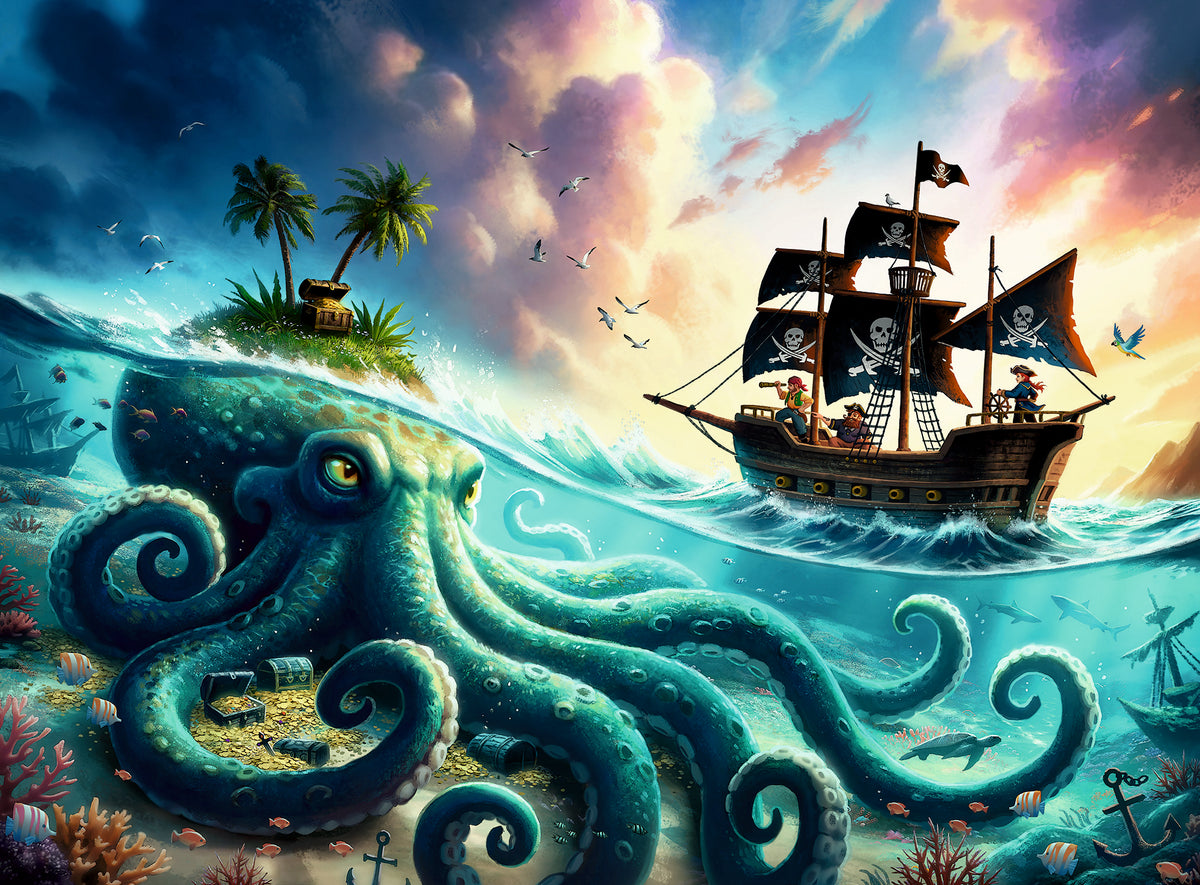 Octopus Treasure 100pc [Ravensburger Puzzle]