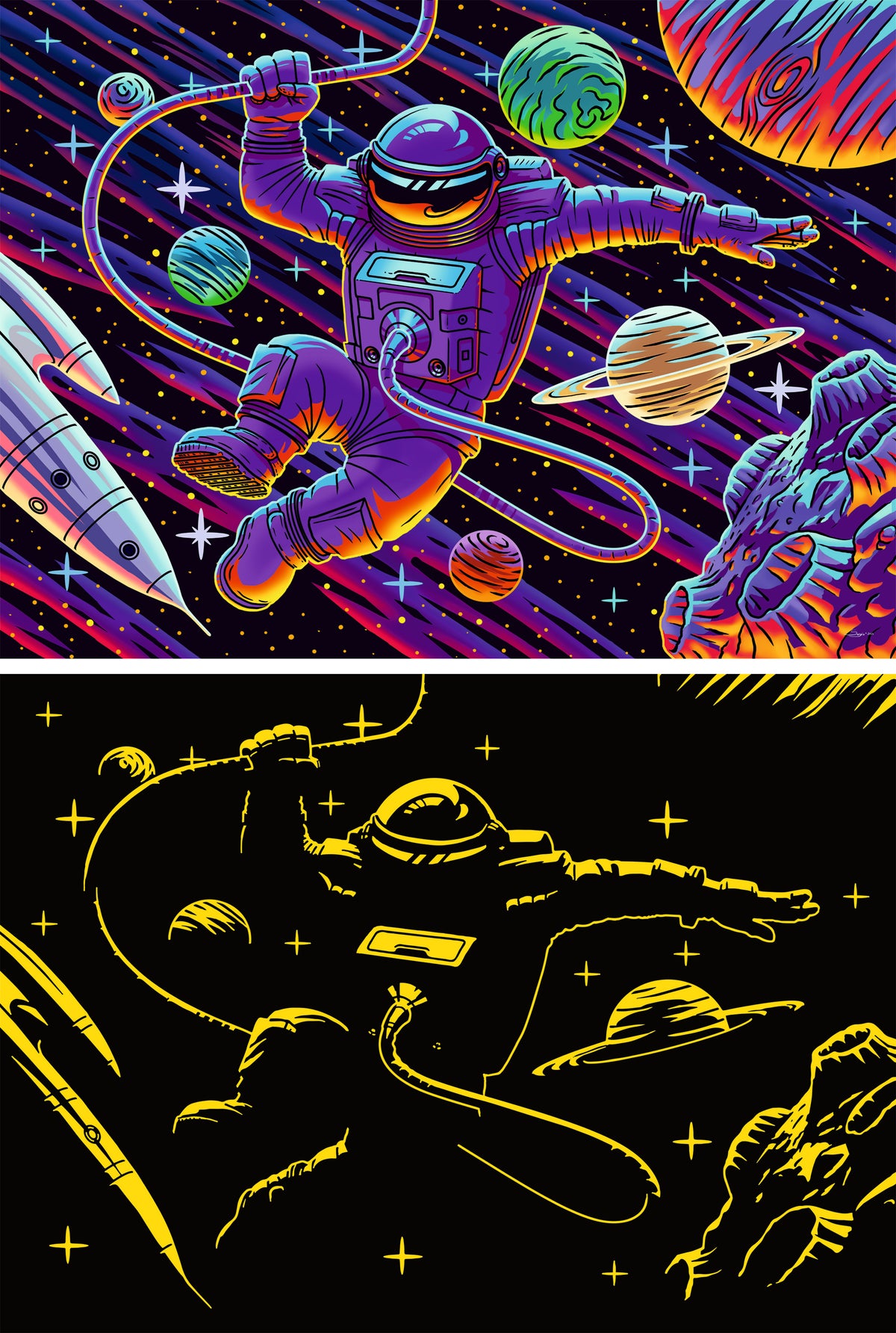 Starline: Outer Space Adventure 200pc [Ravensburger Puzzle]
