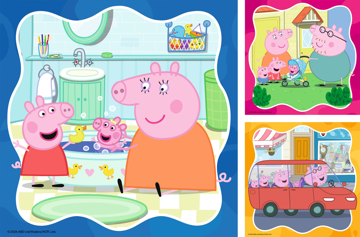 Peppa Pig: Family Firsts! 3x49pc [Ravensburger Puzzle]