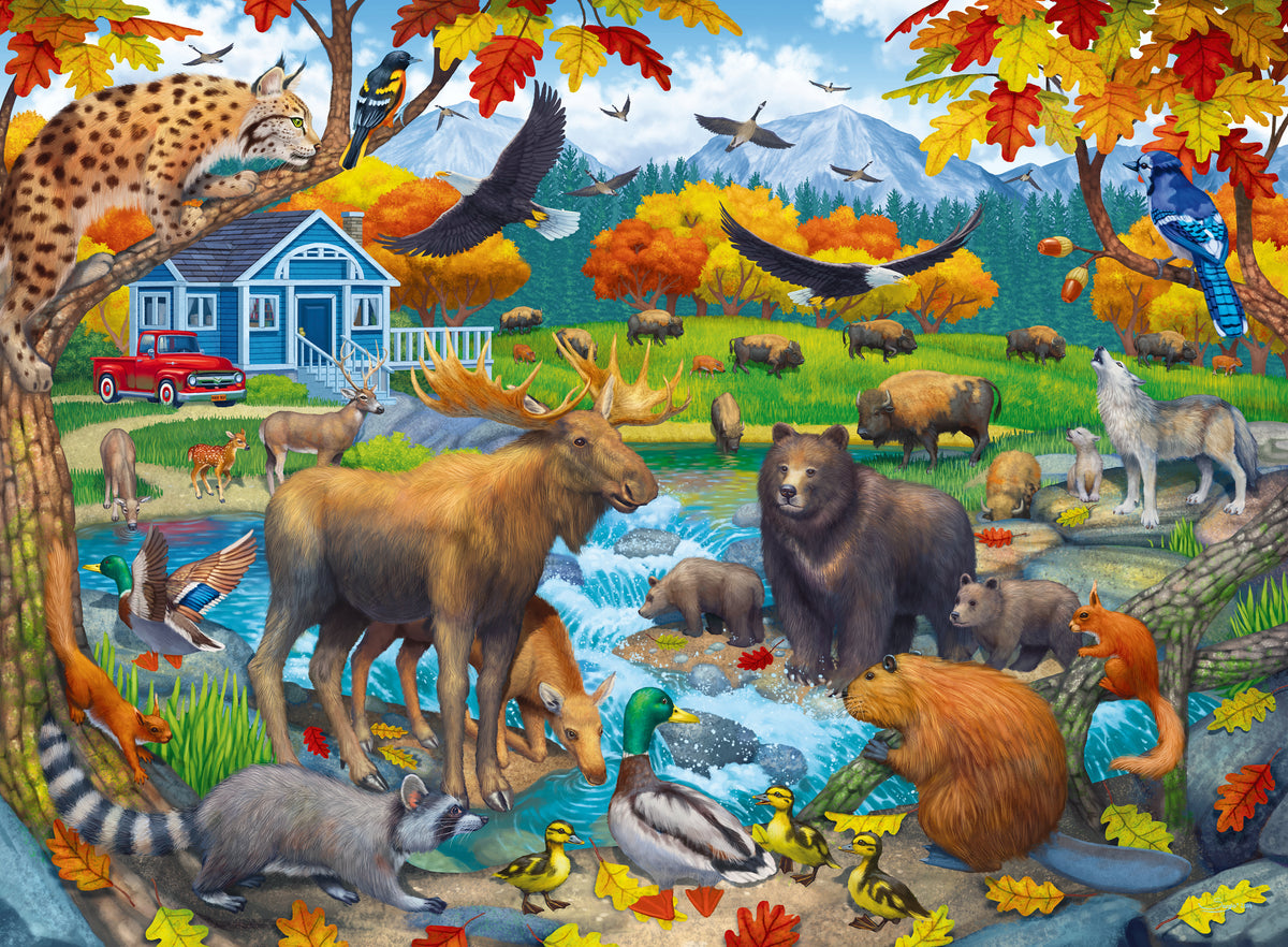 Wildlife Gathering 150pc [Ravensburger Puzzle]
