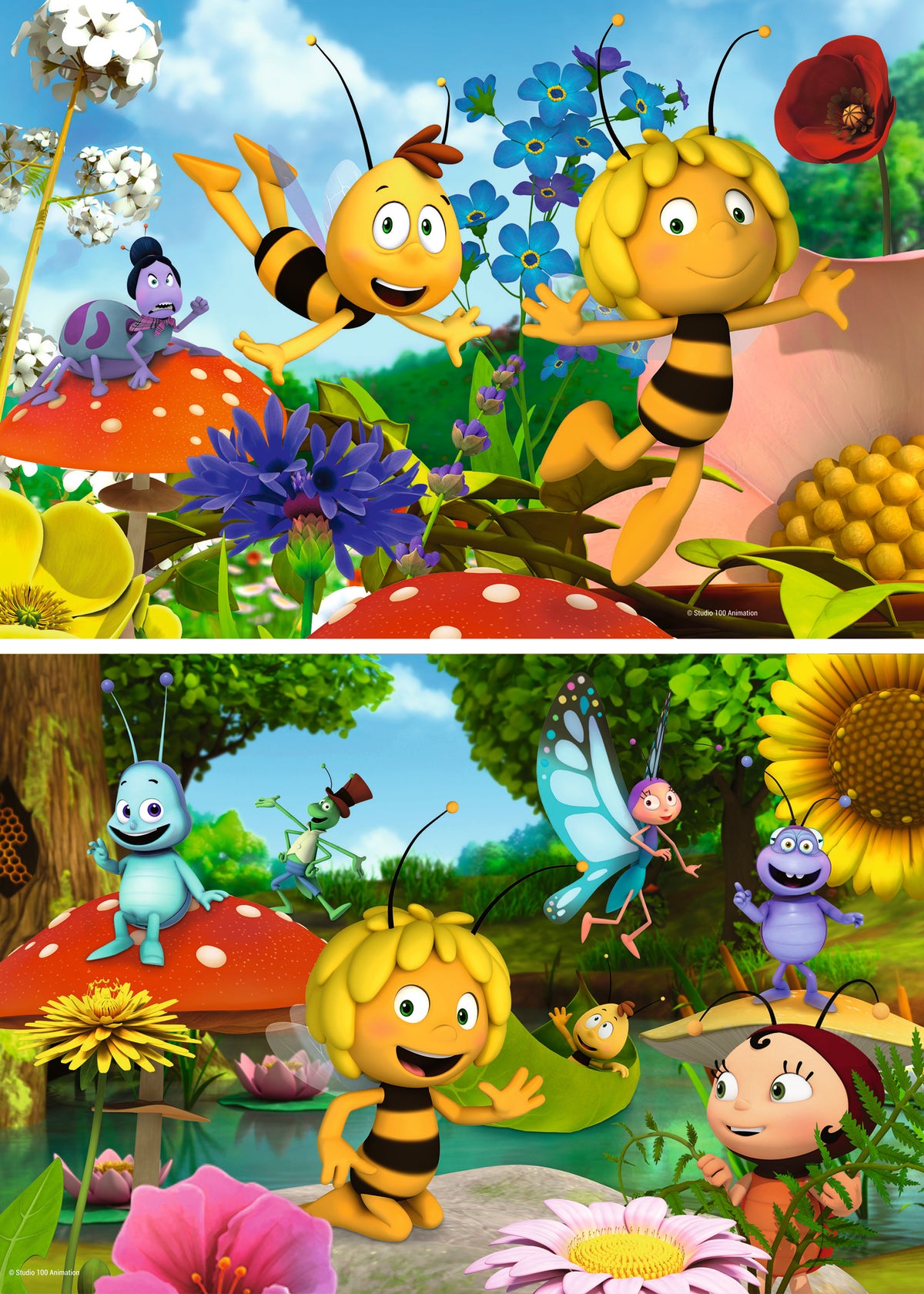 Maya: Maya's World 2x12pc [Ravensburger Puzzle]