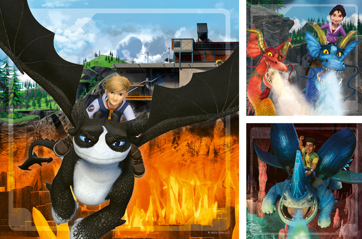 WT Dragons 3x49pc [Ravensburger Puzzle]