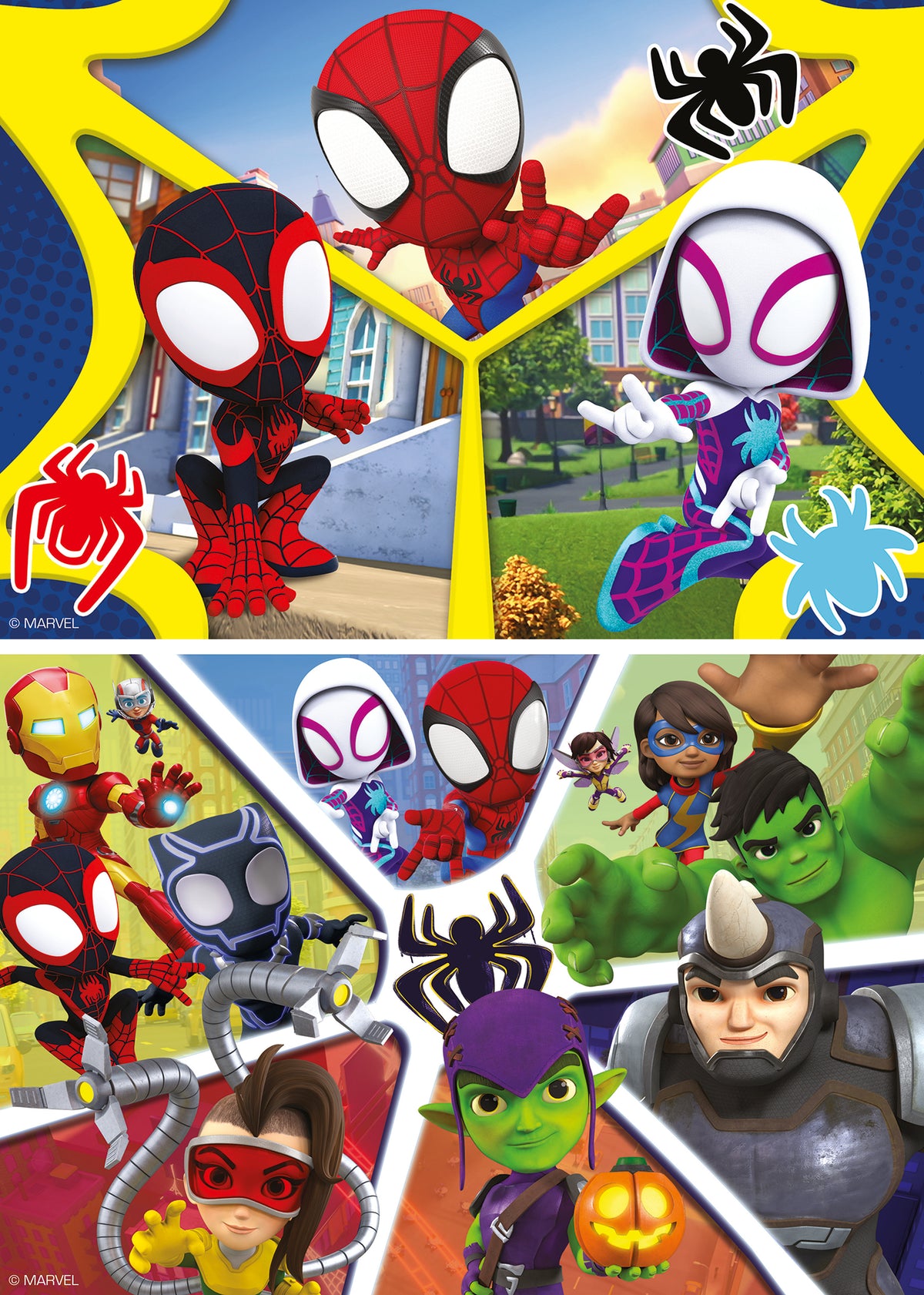 Marvel: Spidey & His Friends 2x24pc [Ravensburger Puzzle]
