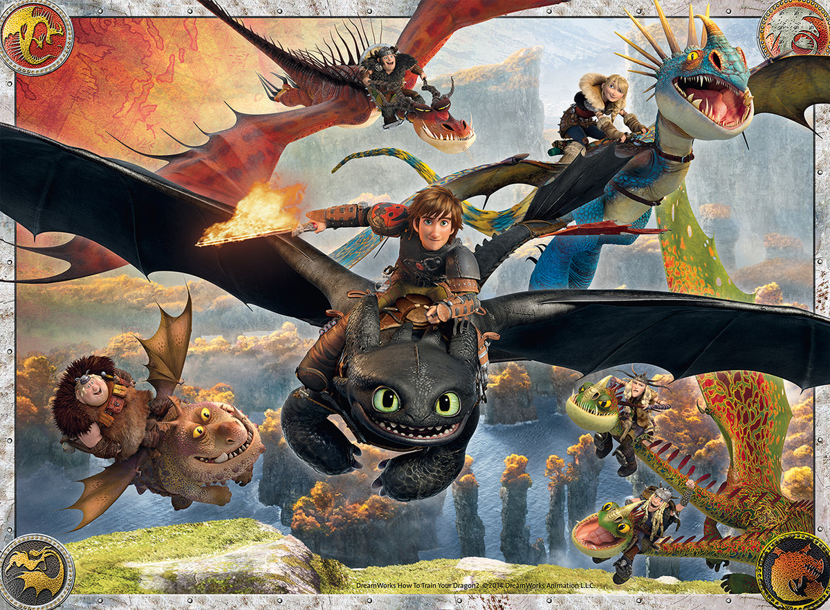 How to Train Your Dragon: Easily Tamed Dragons 150pc [Ravensburger Puzzle]