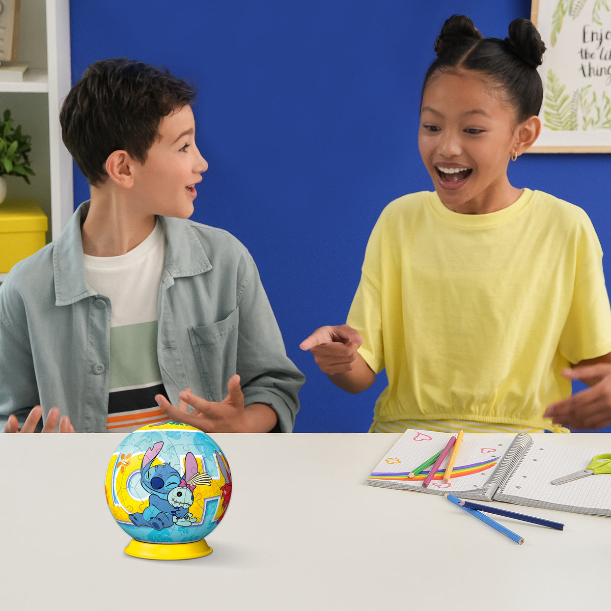 3D Puzzle Ball: Disney Stitch 72pc [Ravensburger Puzzle]