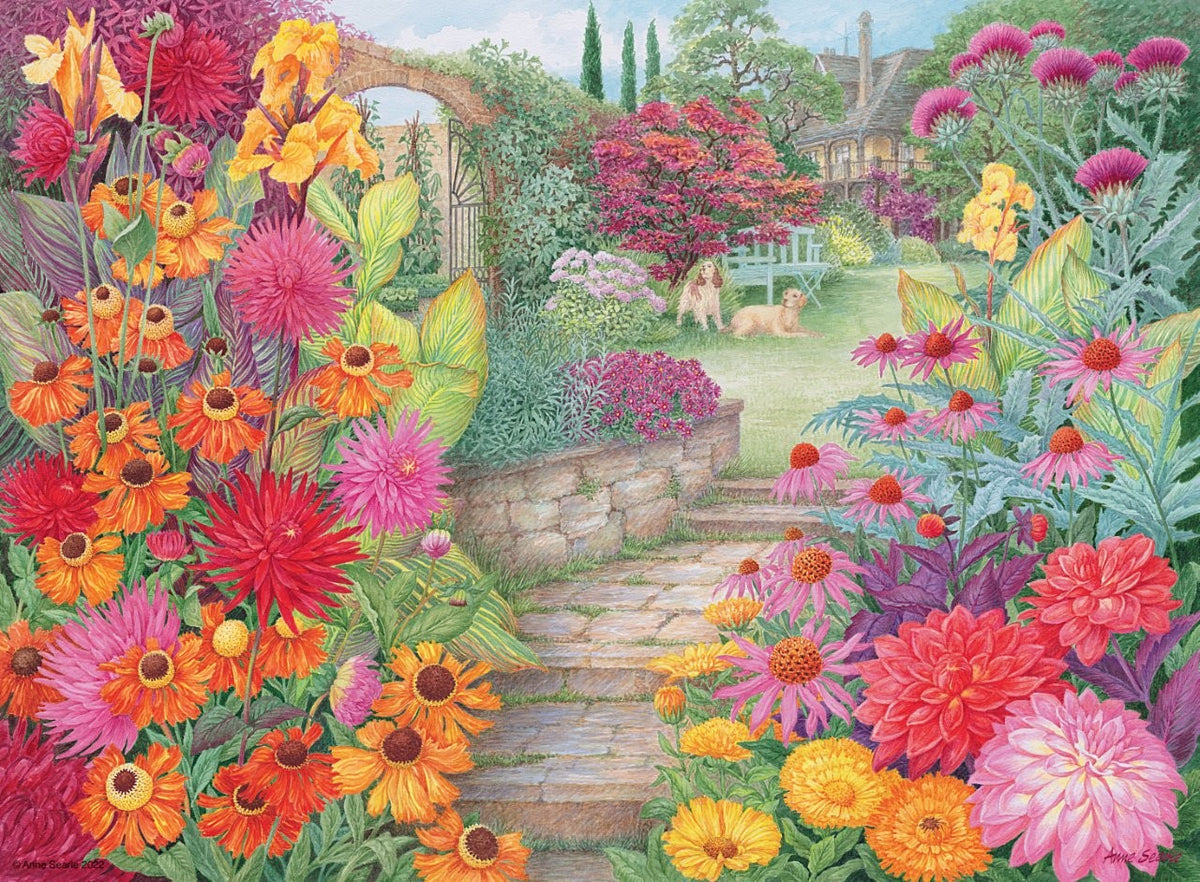 Happy Days: #4 Glorious Gardens 4x500pc [Ravensburger Puzzle]