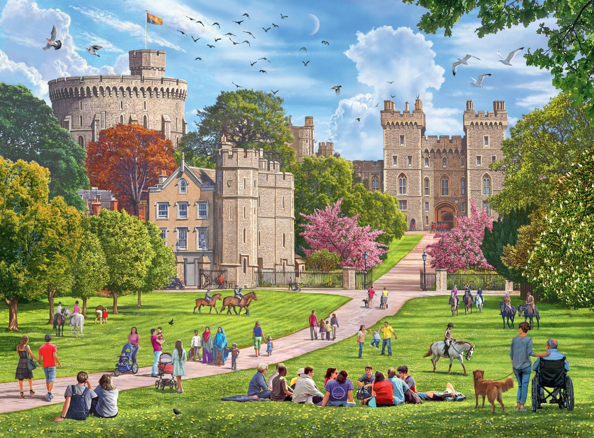 Happy Days: #5 Royal Residences 4x500pc [Ravensburger Puzzle]