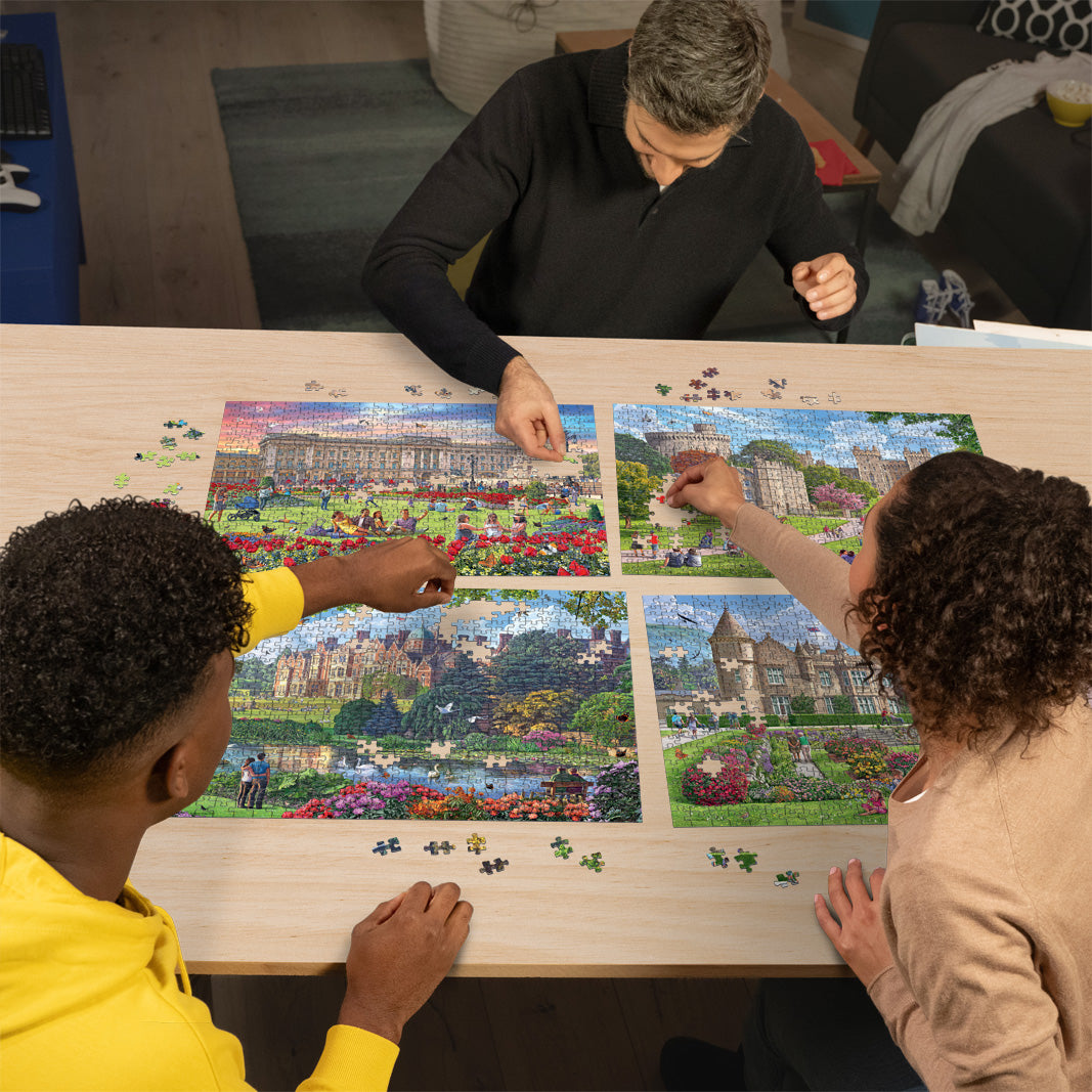 Happy Days: #5 Royal Residences 4x500pc [Ravensburger Puzzle]