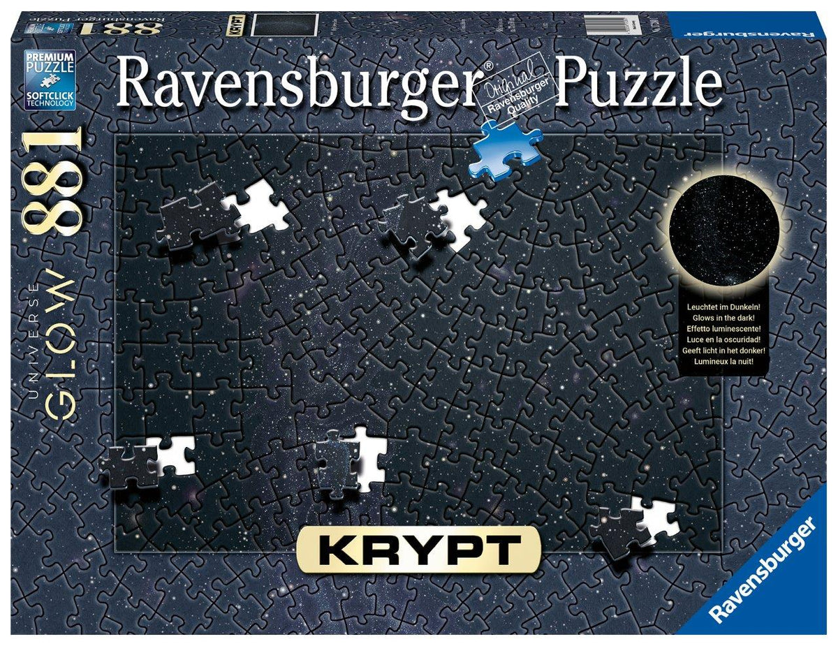 Krypt Universe Glow 881pc Spiral [Ravensburger Puzzle]