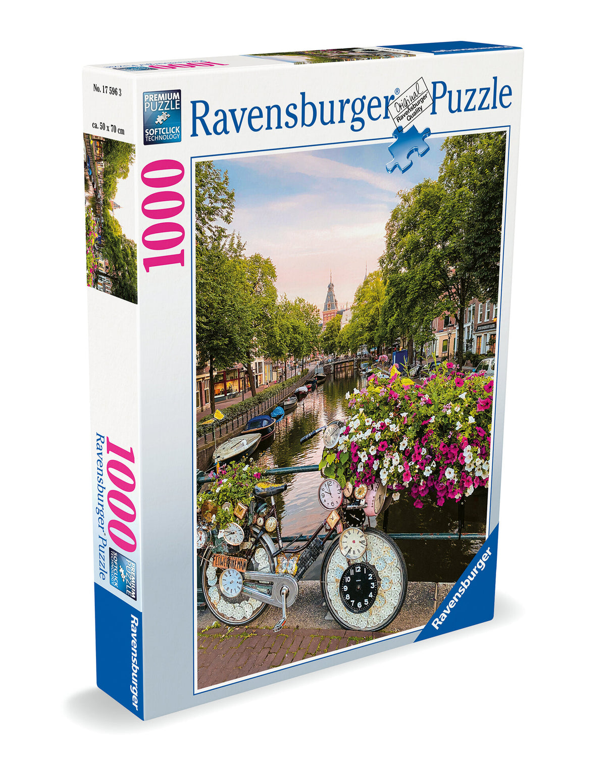 Bicycle and Flowers in Amsterdam 1000pc [Ravensburger Puzzle]