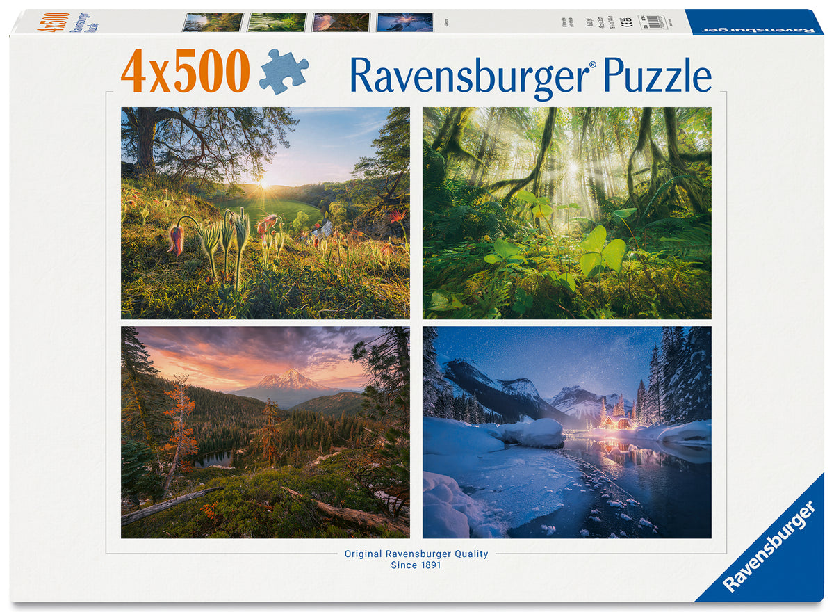 Four Seasons 4x500pc [Ravensburger Puzzle]
