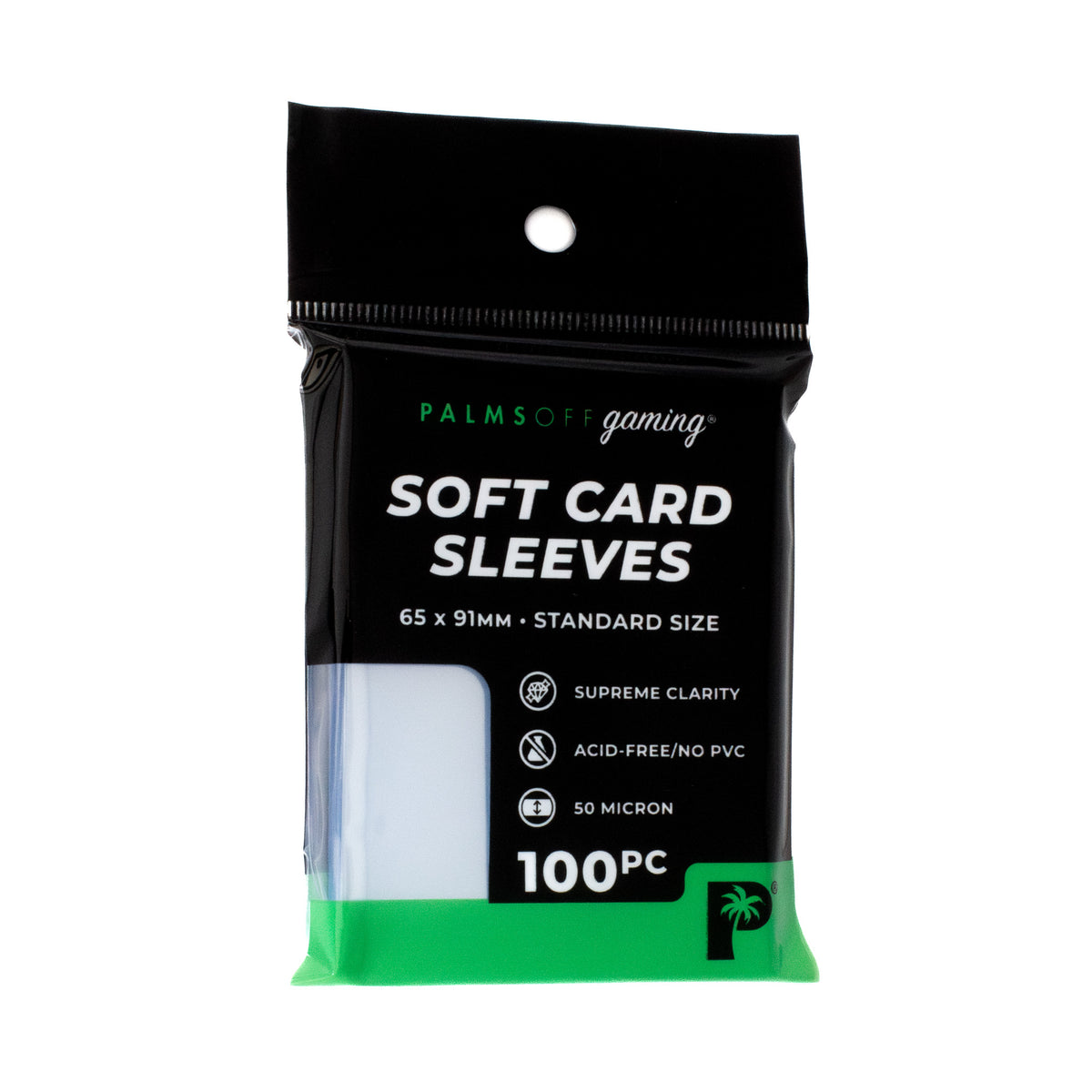 Soft Card Sleeves - Standard Size (100/pack) [Palms Off Gaming]