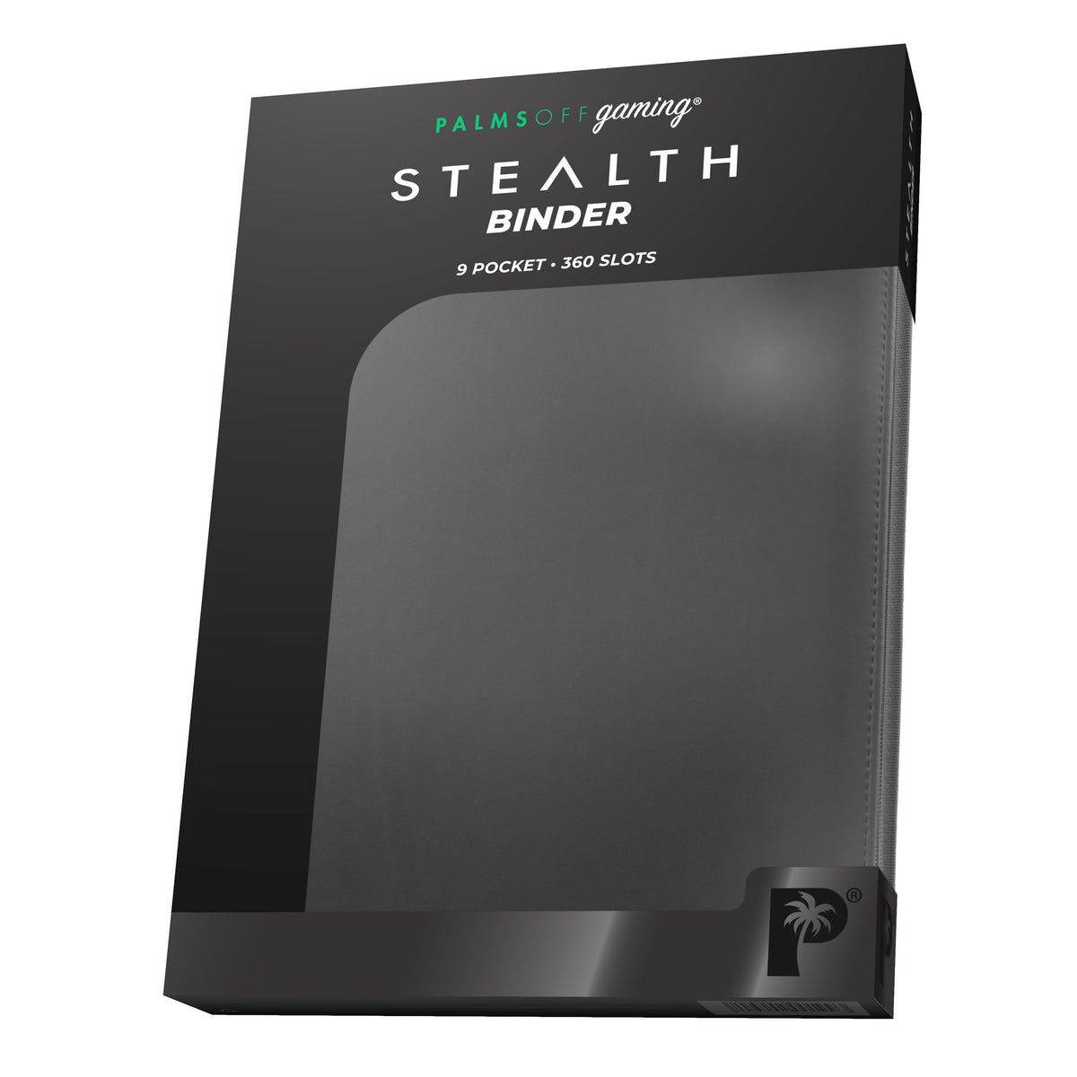 STEALTH 9-Pocket Zip Trading Card Binder - Black [Palms Off Gaming]