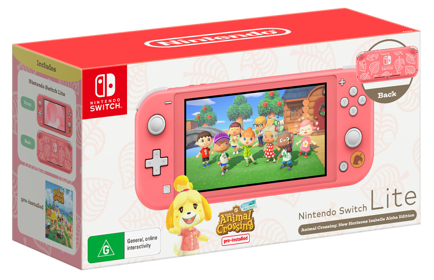 Nintendo Switch Lite Console Animal Crossing: New Horizons