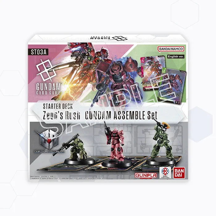 Gundam Card Game: Gundam Assemble Starter Set - Zeon's Rush [ST03A]
